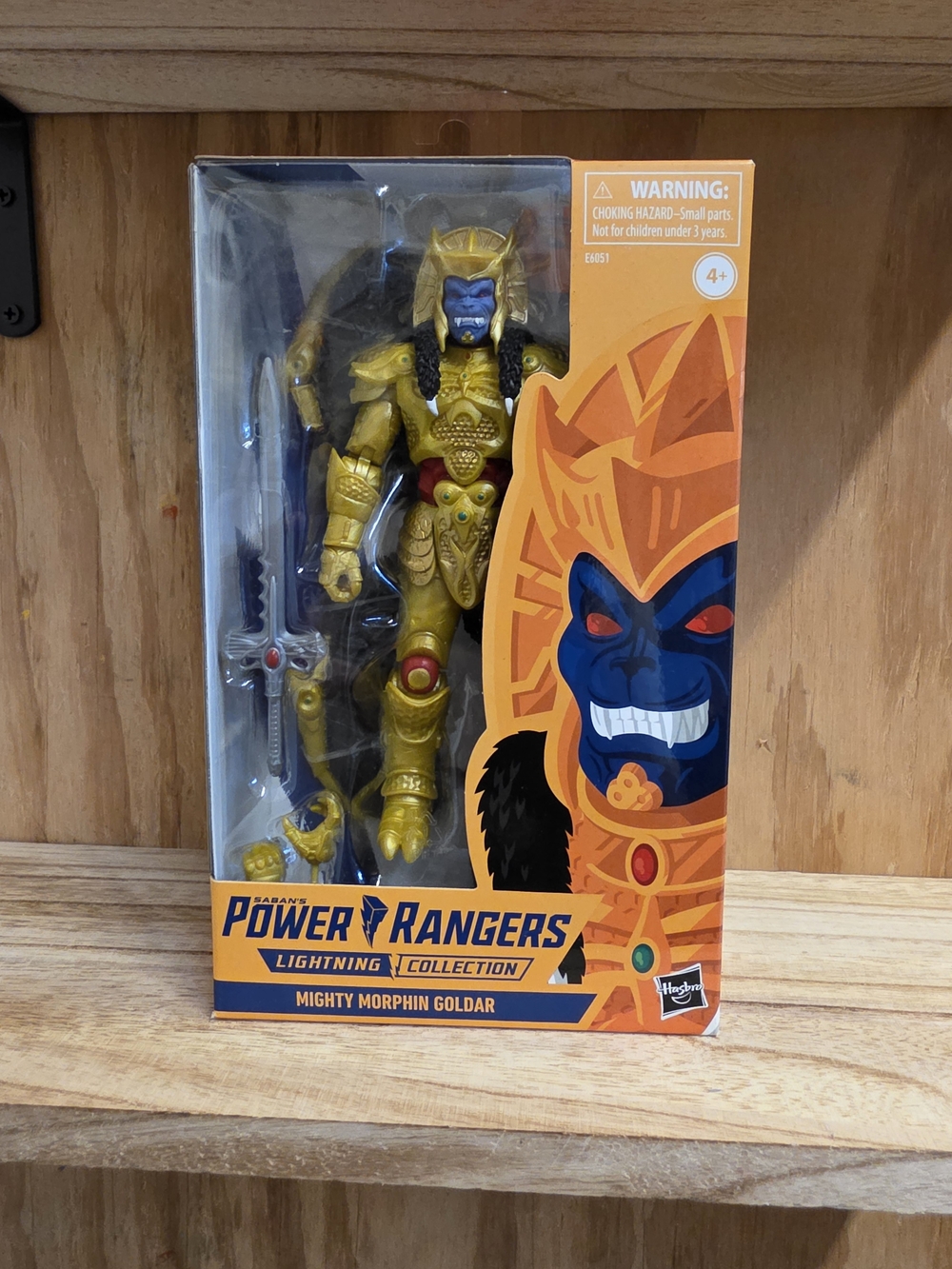 Hasbro Power Rangers Lightning Collection Mighty Morphin Goldar - Gold and Blue